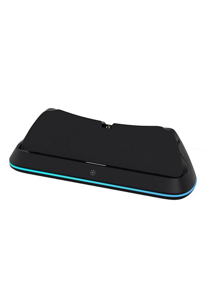 Storm Wyrm Black Charging Dock Station For Playstation Portal, Charger Stand For Ps Portal With Rgb Light And U