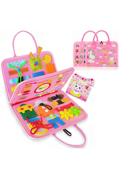 Choice3 لوحة بينك-بي للأطفال الصغار، ألعاب مونتيسوري، أنشطة تعليمية، لعبة سفر...