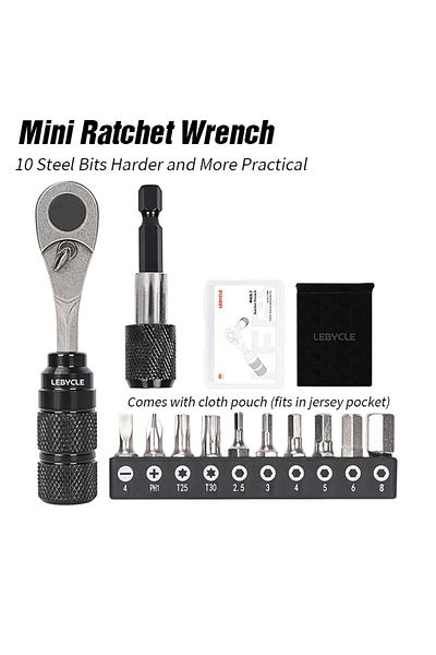 Choice 1 set Bicycle Ratchet Wrench Tool 72 Tooth Ratchet Wrench Torque Screwdriver Light Weight Portable B