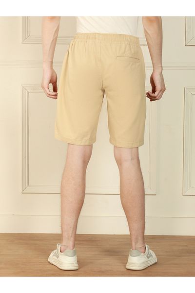 Dennis Lingo By Styli Relaxed Fit Solid Cotton Shorts