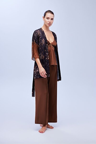 MAISON NIDA Helene Alt Üst Sabahlık Takım 1614