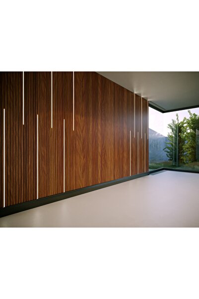 Şahan Art Deco Ahşap Duvar Paneli / Bal Teak ve Ceviz Rengi Opsiyonlu Ürün / ...