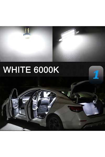 Choice W204 Sedan-10 قطع إضاءة داخلية LED بيضاء 6000k لسيارة Mercedes Benz W202 W203 W204 W205 W210
