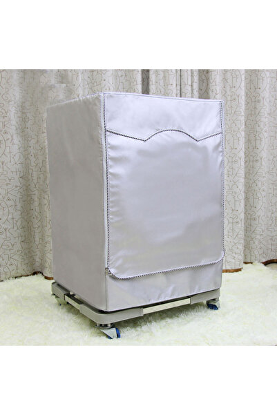 Choice غطاء غسالة ملابس خارجي مقاوم للماء وواقي من الشمس، فضي، مقاس 63×58×85 سم