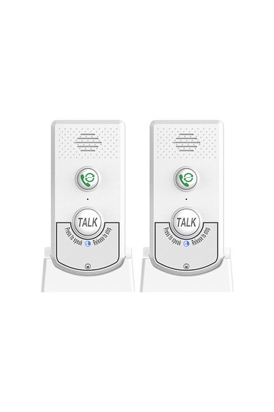 Choice WHITE 2 Pack H8-2T Intercoms Wireless for Home Voice Caller Home Ultra Long Distance Portable Wirele