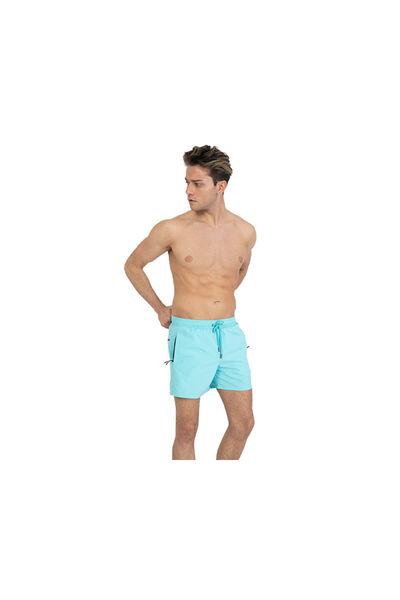 Miami Beach Blue Men's Shorts Swimsuit - 301-Mint-Duz-Men-Sort