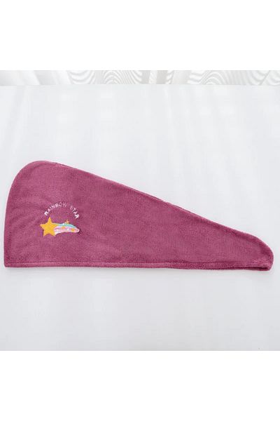 LISM Ladies soft microfiber towel shower cap towel ladies shower cap dry hair cap quick-drying soft la...