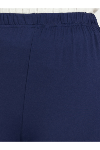 Take Two By Styli Solid Elastic Waistband Flared Leggings