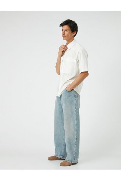 Koton Rigel Jeans – Lockere Passform, Taschen und weite Jeans
