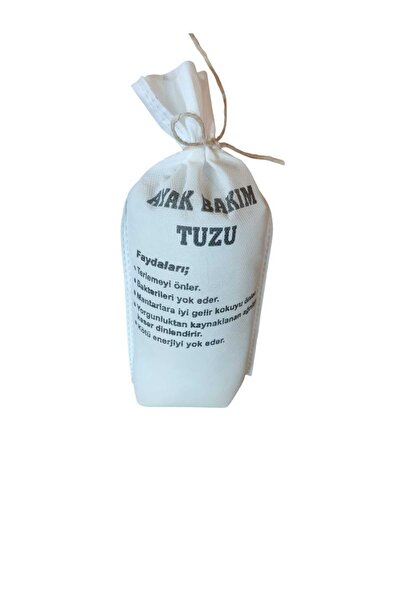 asma Ayak Bakım Tuzu 1.5 Kg Bez Torba ;%100 Doğal Çankırı Kaya Tuzu