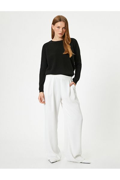 Koton Pulover oversize din tricotaje cu decolteu lung