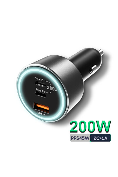 Choice1 شاحن سيارة 200 واط شاحن سيارة USB C 200 واط PD 100 واط شاحن سيارة من ...