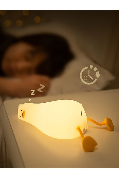 Choice Duck Silicone Lamp Duck Nightlights Led Night Light Duckling Rechargeable Lamp USB Cartoon Silicone