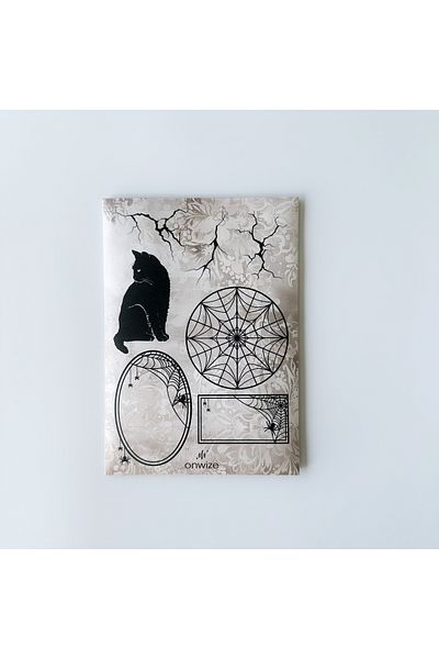 Onwize Onwize'Atmosfera' 80X110Mm Silicone Clear Stamp - Scrapbooking