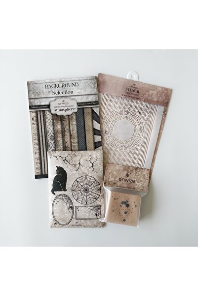 Onwize Onwize'Atmosfera' 80X110Mm Silicone Clear Stamp - Scrapbooking