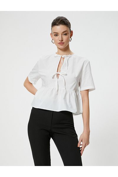 Koton Capri Nohavice - Slim Fit štandardný pás
