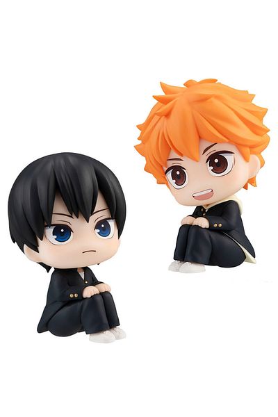 Choice 2pcs Set 10cm Anime Haikyuu Figure Hinata Shoyo Tobio Kageyama 2pcs Set Action Figural Doll Toy Car
