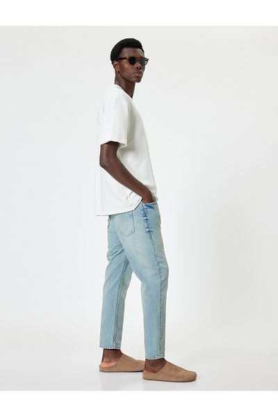 Koton Ανδρικό τζιν παντελόνι Indigo 4sam40003ıd Slim Fit Jeans - Brad Jean