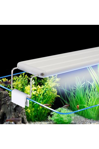 Choice 48cm White High Brightness White + Blue Aquarium Light 18-48cm EU Plug Waterproof Fish Tank Light Fo