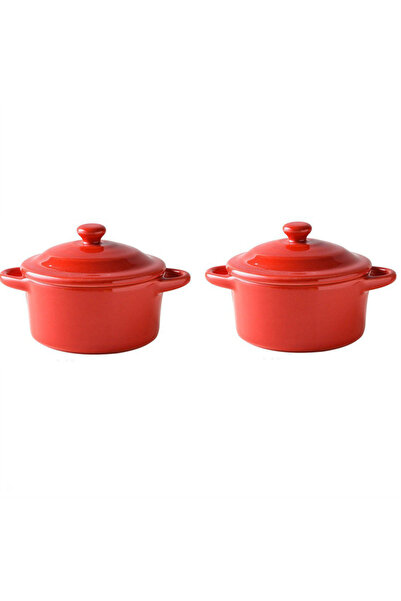 Choice وعاء صغير من السيراميك مزدوج الأذن، قطعتان مقاس 4 بوصات، وعاء صغير للا...