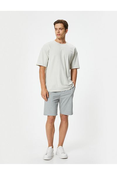 Koton Chino-Shorts im Slim Fit – Schnürung in der Taille und Taschendetail