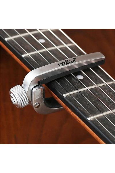 Choice Silver Alice Guitar Capo Adjustable Roller Metal Perfect Quick Change Tune For Electric Acoustic Gui