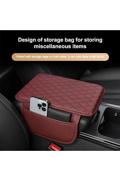 Choice New Car Interior Accessories Armrest Box Height Increase Pad Storage Bag Center Console Protector...