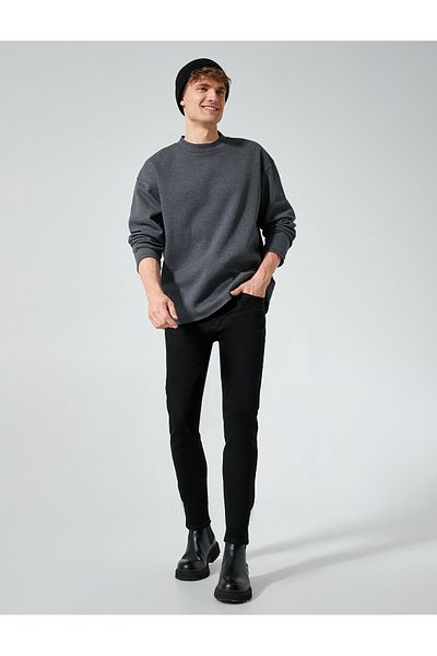 Koton 4WAM70124MK Мъжки пот Koton АНТРАЦИТ