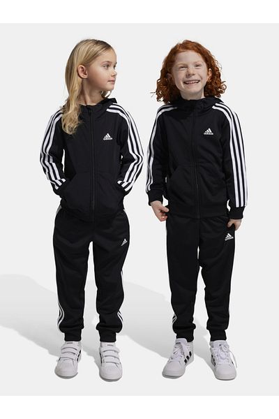 adidas 3 Striped Shiny Tracksuit
