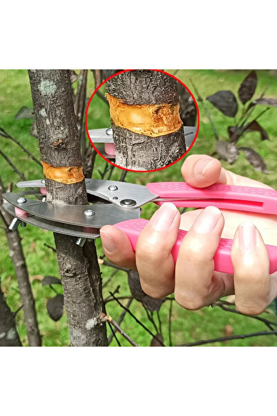 Choice Grafting Cutting Tool Shears For Garden Ring Shape Grafting Cutter Fruit Tree Peeler Bark Strippi...