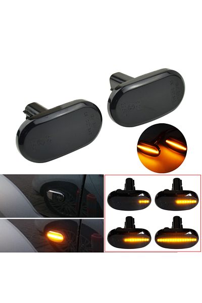 Choice عدسة مدخنة 1 زوج فائقة السطوع لسيارة سوزوكي جيمني Jb64w سييرا Jb74w Jb23w لابين كاري تروك LED