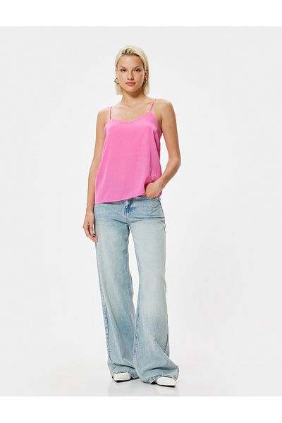 Koton Satin Aerobin Athlete - Thin Strap and Loose Fit