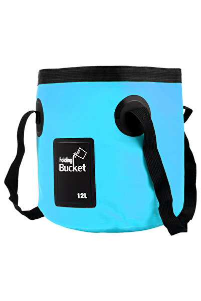 Choice5 دلو ماء أزرق قابل للطي، متعدد الاستخدامات، متعدد الأغراض، حوض غسيل، ح...