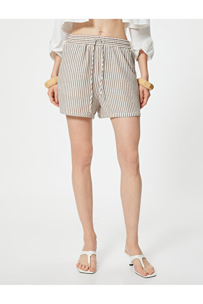 Koton Mini Şort Cepli Standart Bel