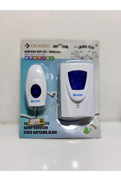 abnturk Ev Tipi Pilli Kolay Kurulum Enerji Tasarruflu Wireless Kablosuz Kapı Zili