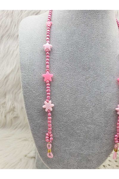 HAPPY HANDMADE Pink Chain Girl's Glasses Gift