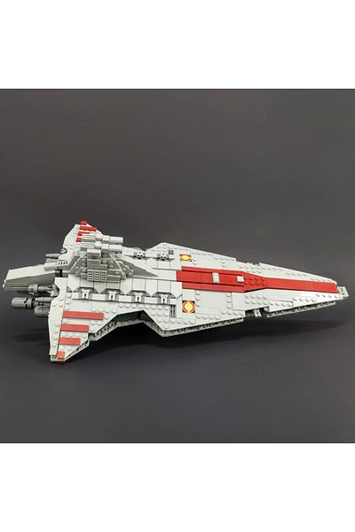 Choice High-tech Moc Venator Attack Cruiser Fighter Destroyer Brick Technical Model Building Star Blocks...