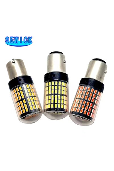 Choice13 1156 ba15s P21W WHITE 50pcs 3014 144smd CanBus S25 1156 BA15S P21W L...