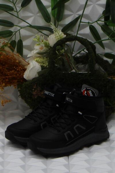 Kinetix Edras Hı Siyah Rahat Orijinal Ürün Kaymaz Taban Erkek Çocuk Bot