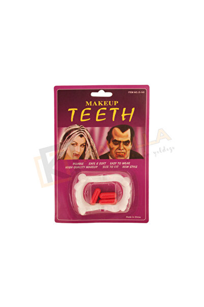 Astaş HALLOWEEN VAMPİR DİŞİ KAN KAPSÜLLÜ