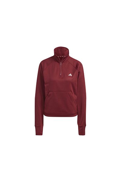 adidas Red Women's Training Sweatshirts - W g g 1/4 Zip, Hy3225
