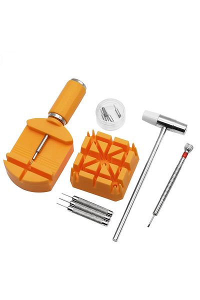 Choice 11 PCS Watch Repair Tool Set Watch Link Band Slit Strap Bracelet Chain Pin Remover Adjuster Tool ...