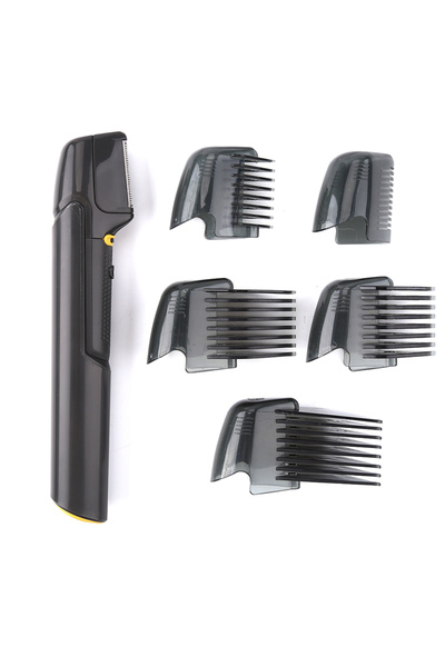 Choice GRAY Portable Multifunctional Interchangeable Combs Shaver Body Hair T...