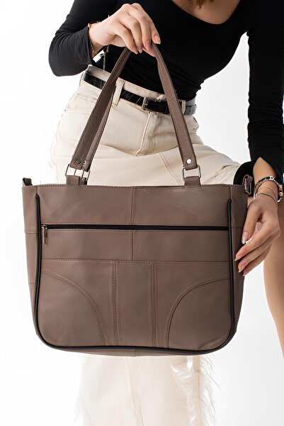 Erzeno حقيبة يد وكتف نسائية فاخرة كبيرة الحجم من الجلد الطبيعي |   حقيبة جلدي...