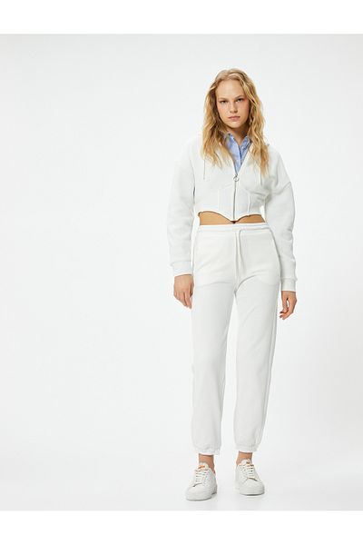 Koton Jogger Φούτερ με ελαστική μέση και τσέπες
