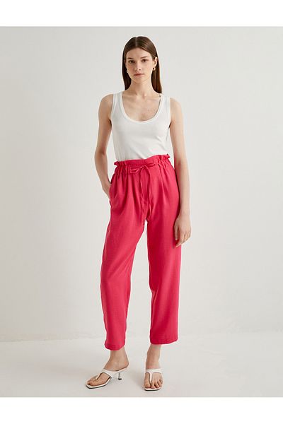 Koton Jogger Pants Relaxed Cut with Lace-up Waist Pocket Detail