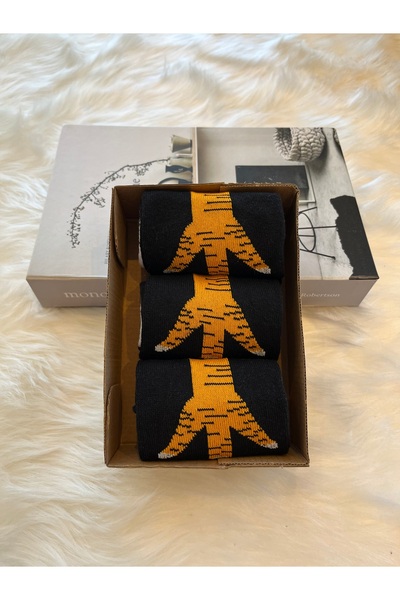 fethi mekik 3 Pairs of Socks with Chicken Legs Chicken Feet Pattern
