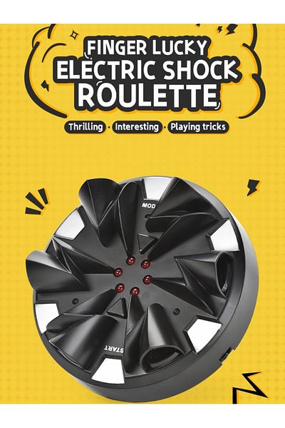 Choice Finger Lucky Electric Shock Roulette, New Quirky Toys, Family Gathering Party Multiplayer Games, ...