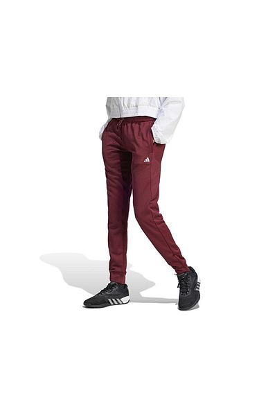 adidas Red High Waist Velvet Women's Sweatpants - W g g Tap P Hy3226
