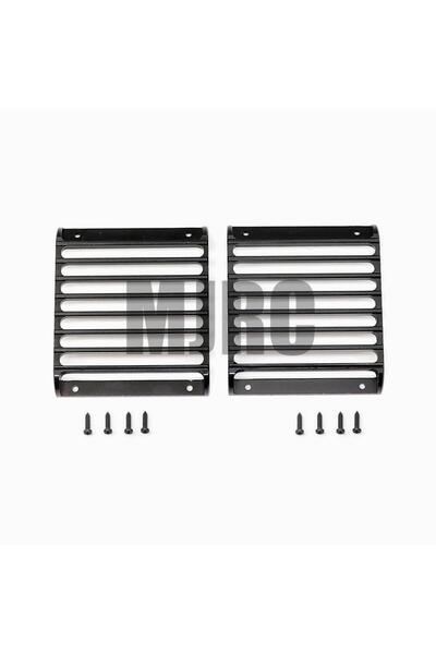Choice One group AJRC 2Pcs TRX4 Defender Metal Front Lamp Guards Headlight Co...